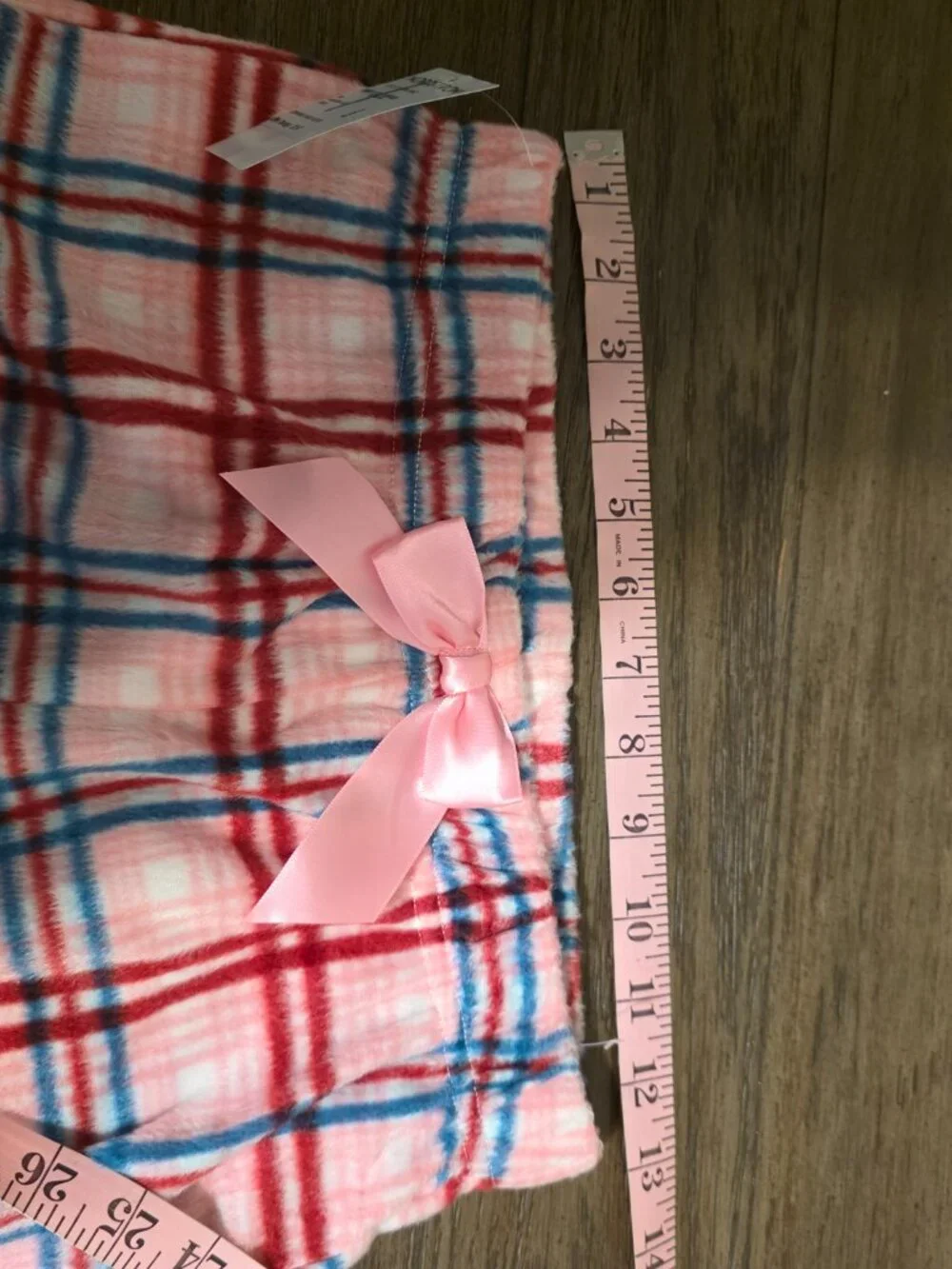 Sleep On It Girls Pink Plaid Pajama Pants NWT 14/16 Christmas Cozy